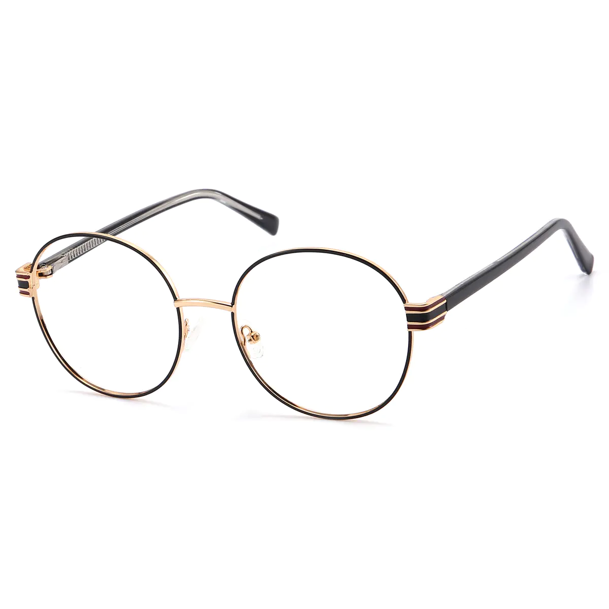 Round Black Eyeglasses