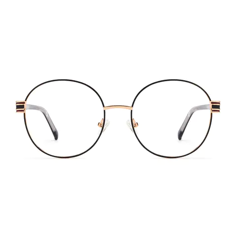 Round Black Eyeglasses