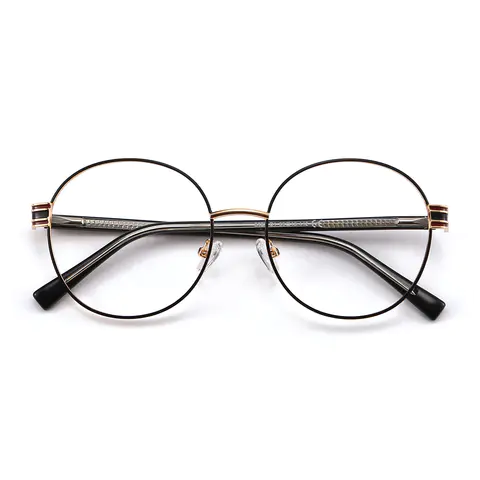 Round Black Eyeglasses