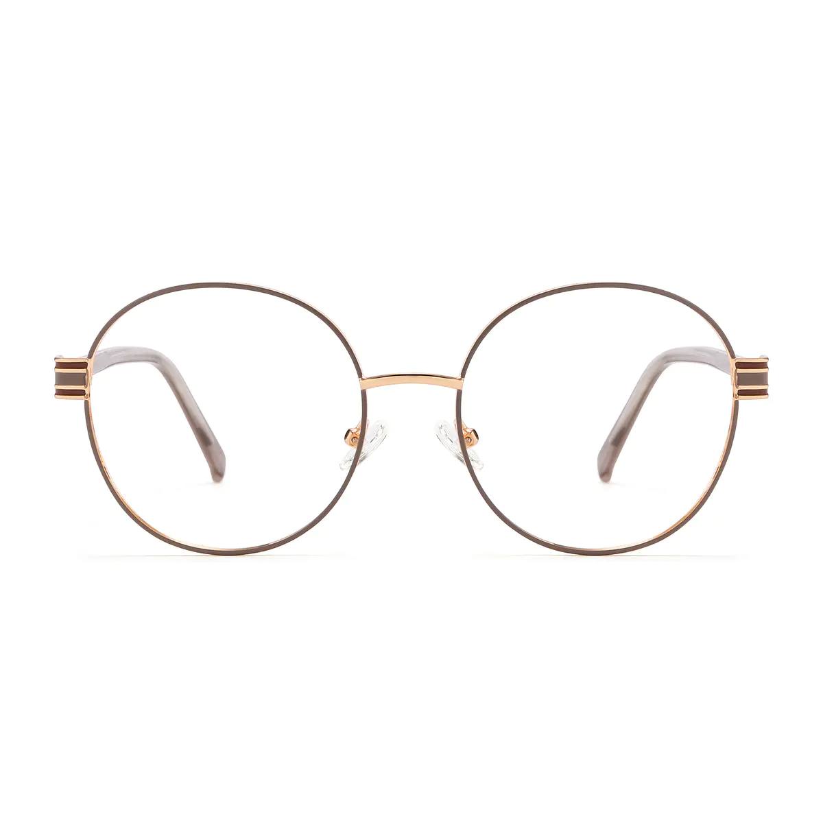 Round Gold Eyeglasses