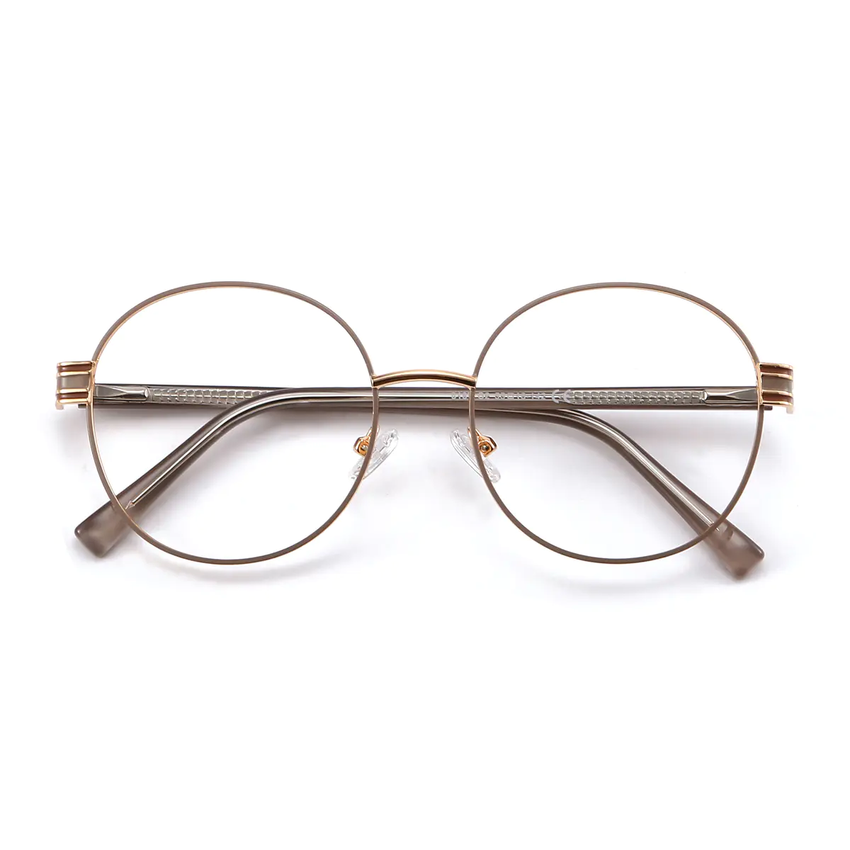 Round Gold Eyeglasses