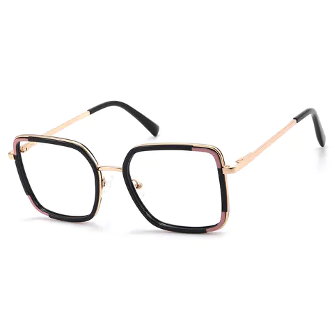 Square Black Eyeglasses