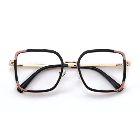 Square Black Eyeglasses