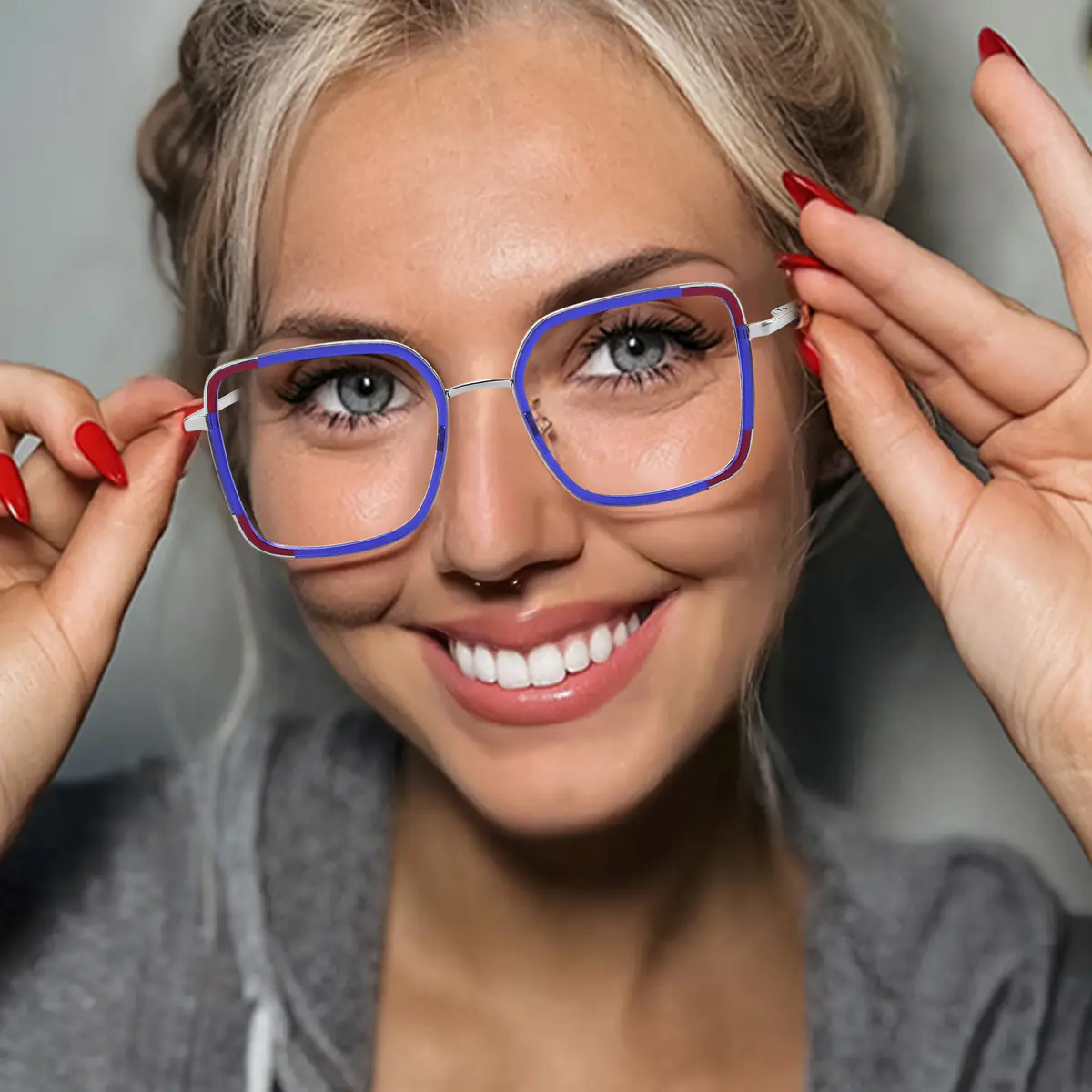 Square Black Eyeglasses