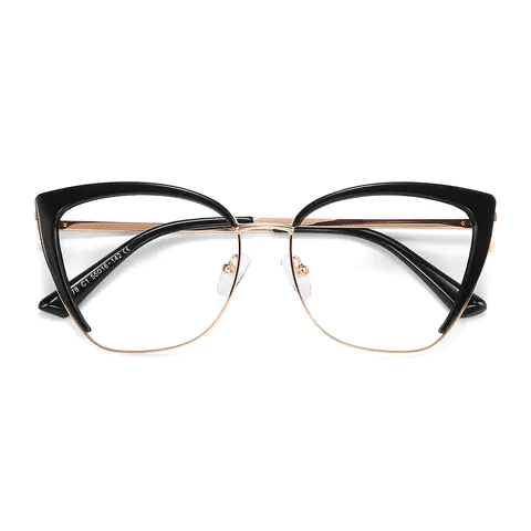 Cat-eye Black Eyeglasses