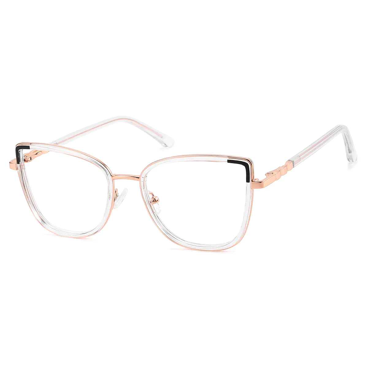 Cat-eye Clear Eyeglasses