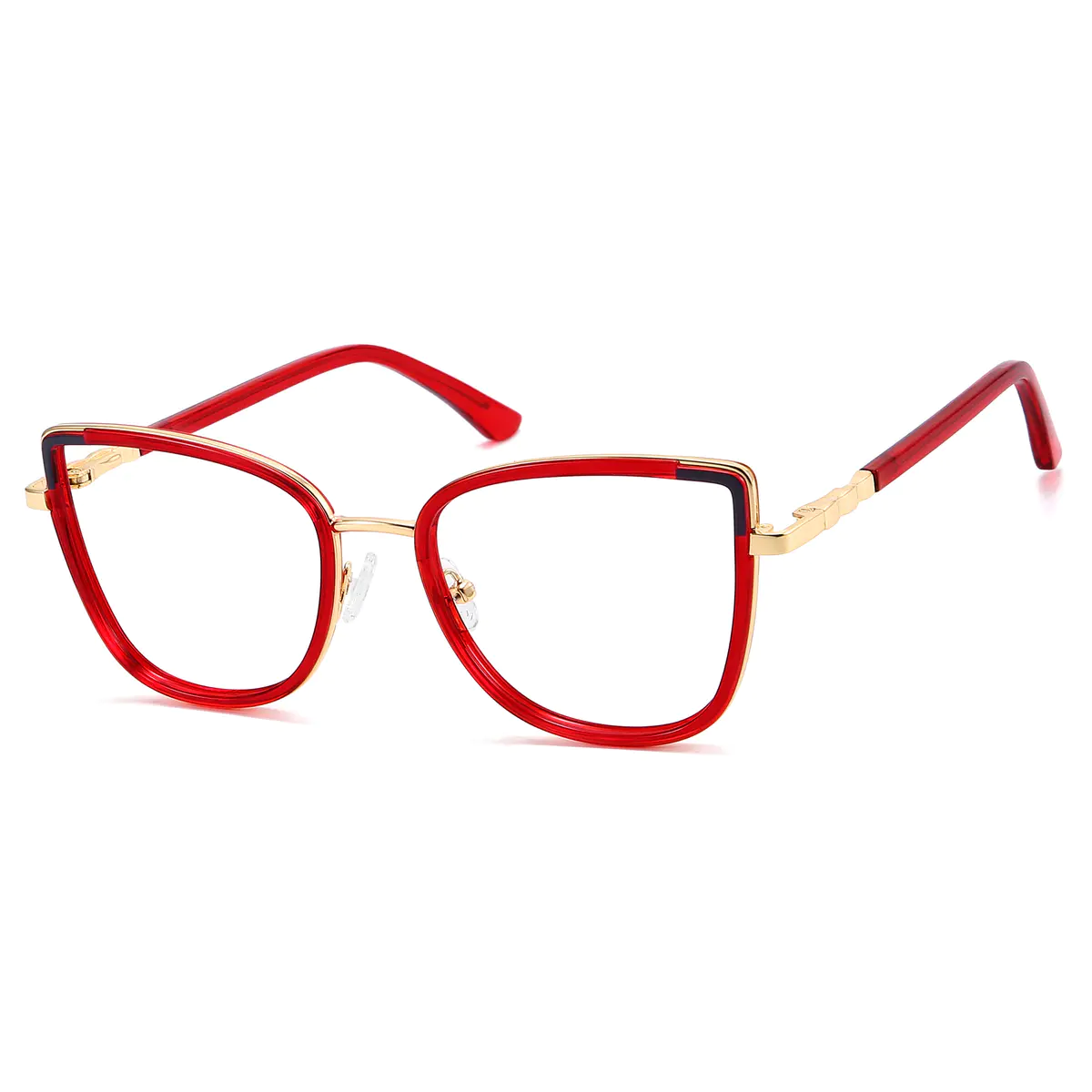 Cat-eye Red Eyeglasses