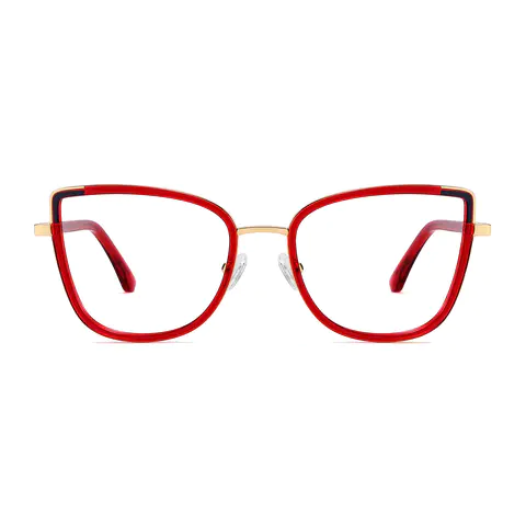 Cat-eye Red Eyeglasses