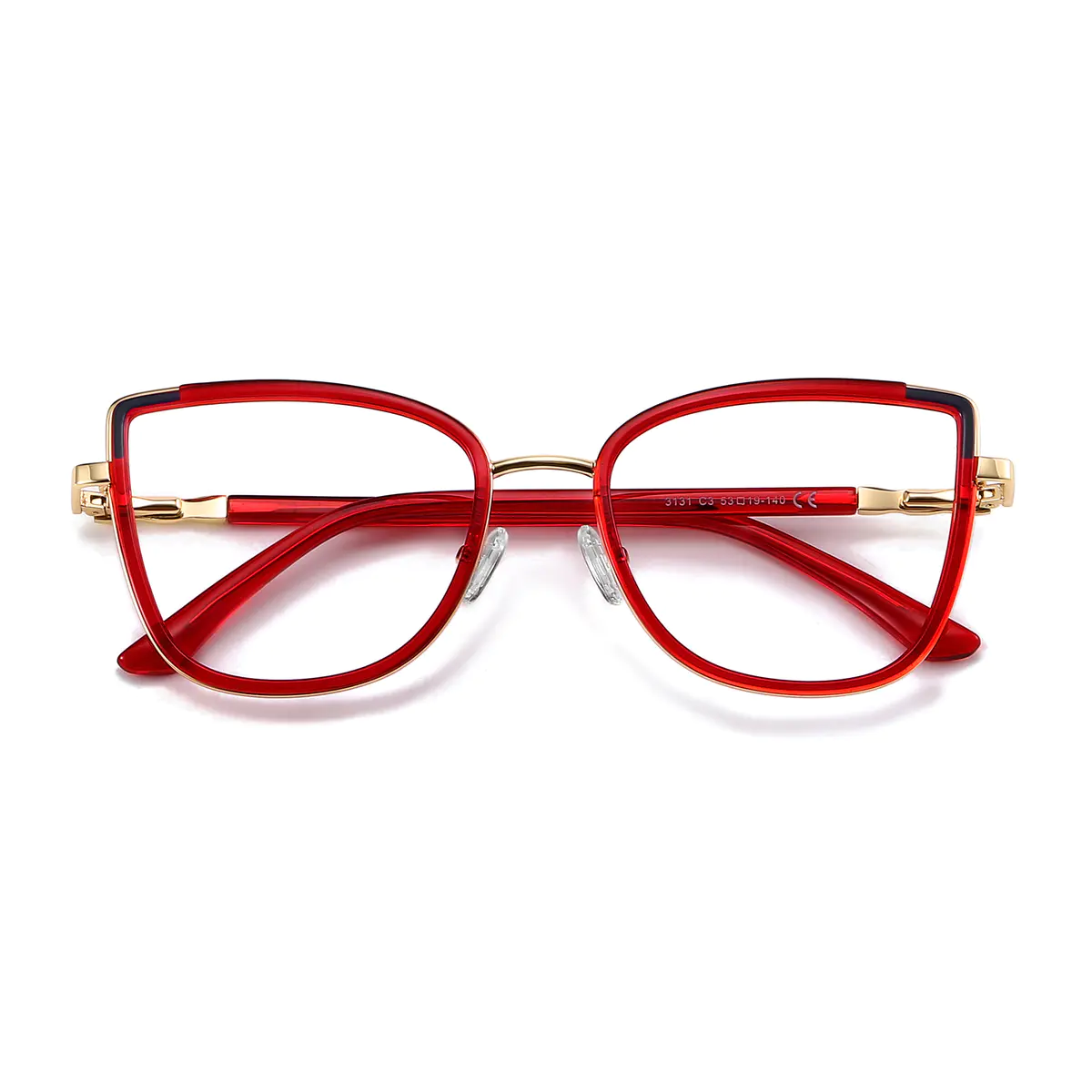 Cat-eye Red Eyeglasses