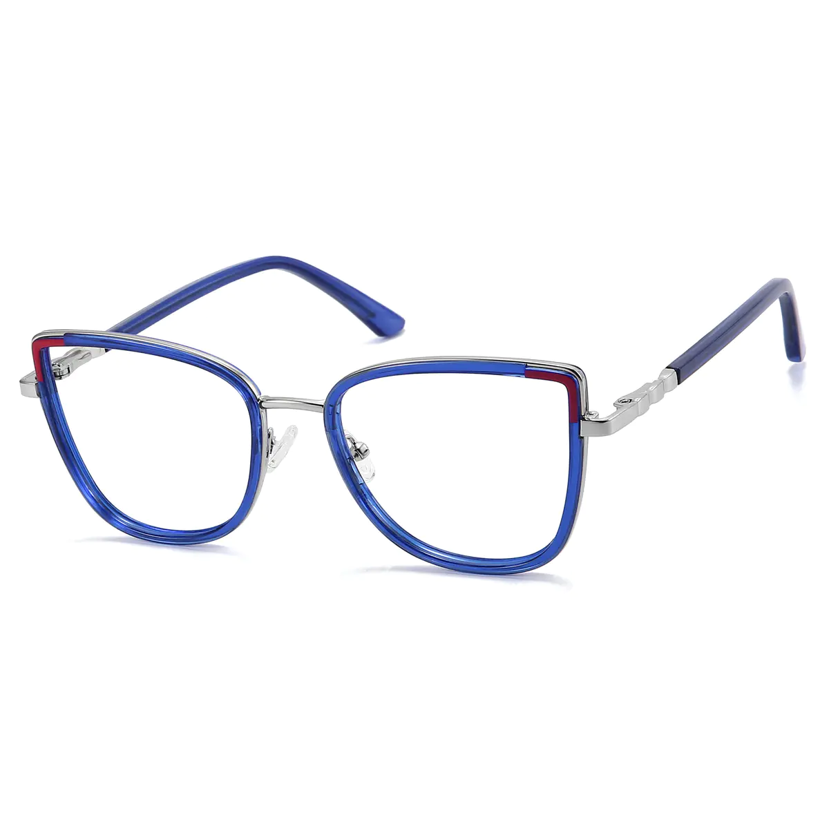 Cat-eye Light Blue Eyeglasses