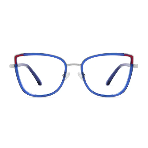 Cat-eye Light Blue Eyeglasses