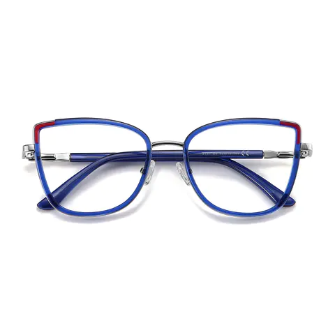 Cat-eye Light Blue Eyeglasses