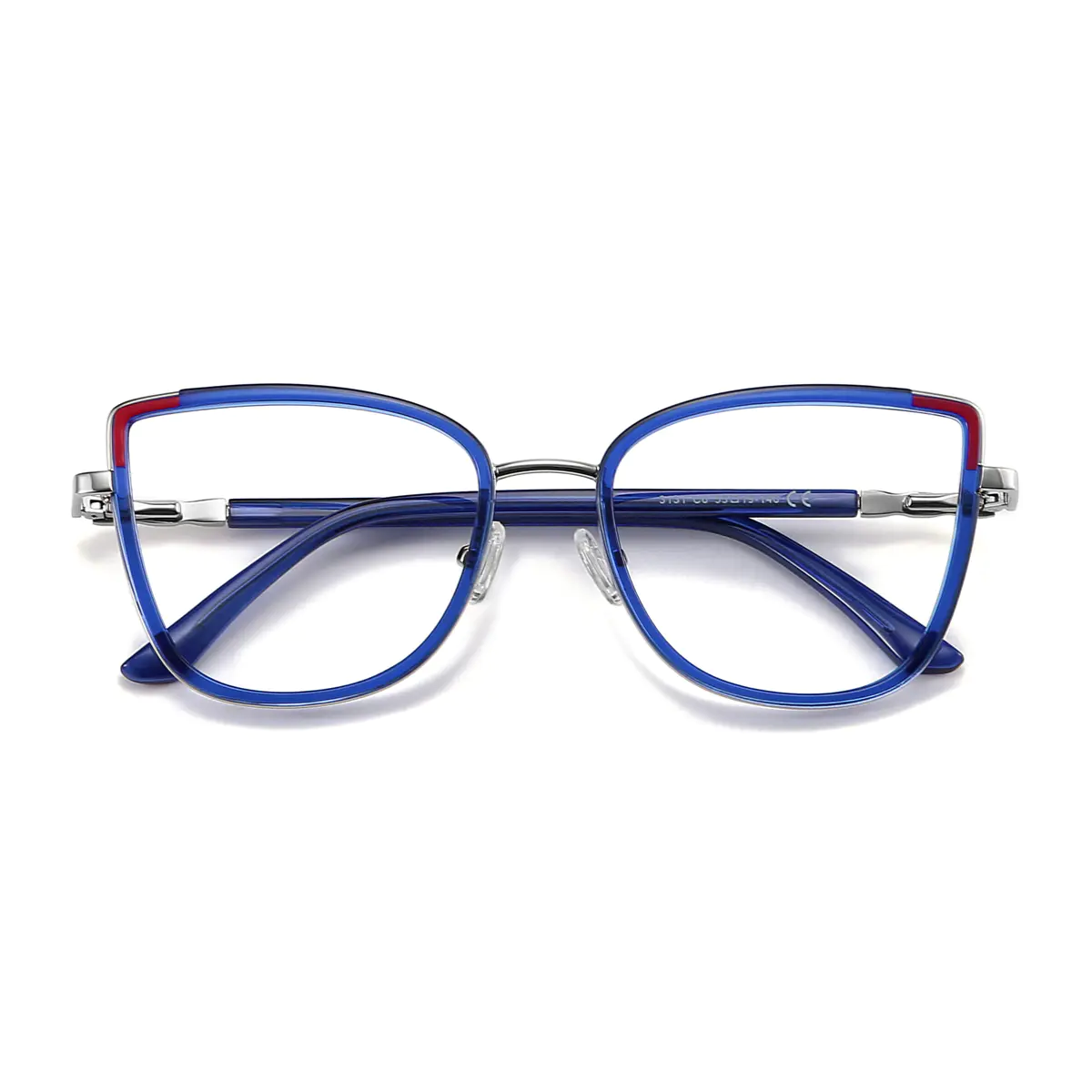 Cat-eye Light Blue Eyeglasses
