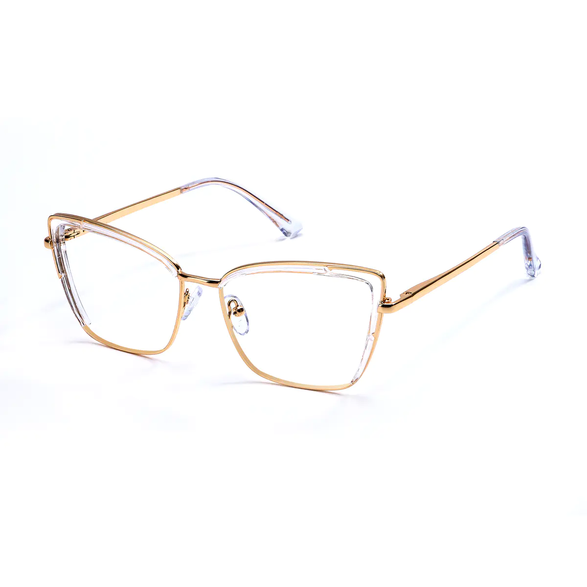 Cat-eye Clear Eyeglasses
