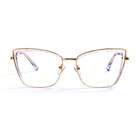 Cat-eye Clear Eyeglasses
