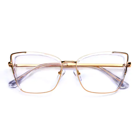 Cat-eye Clear Eyeglasses
