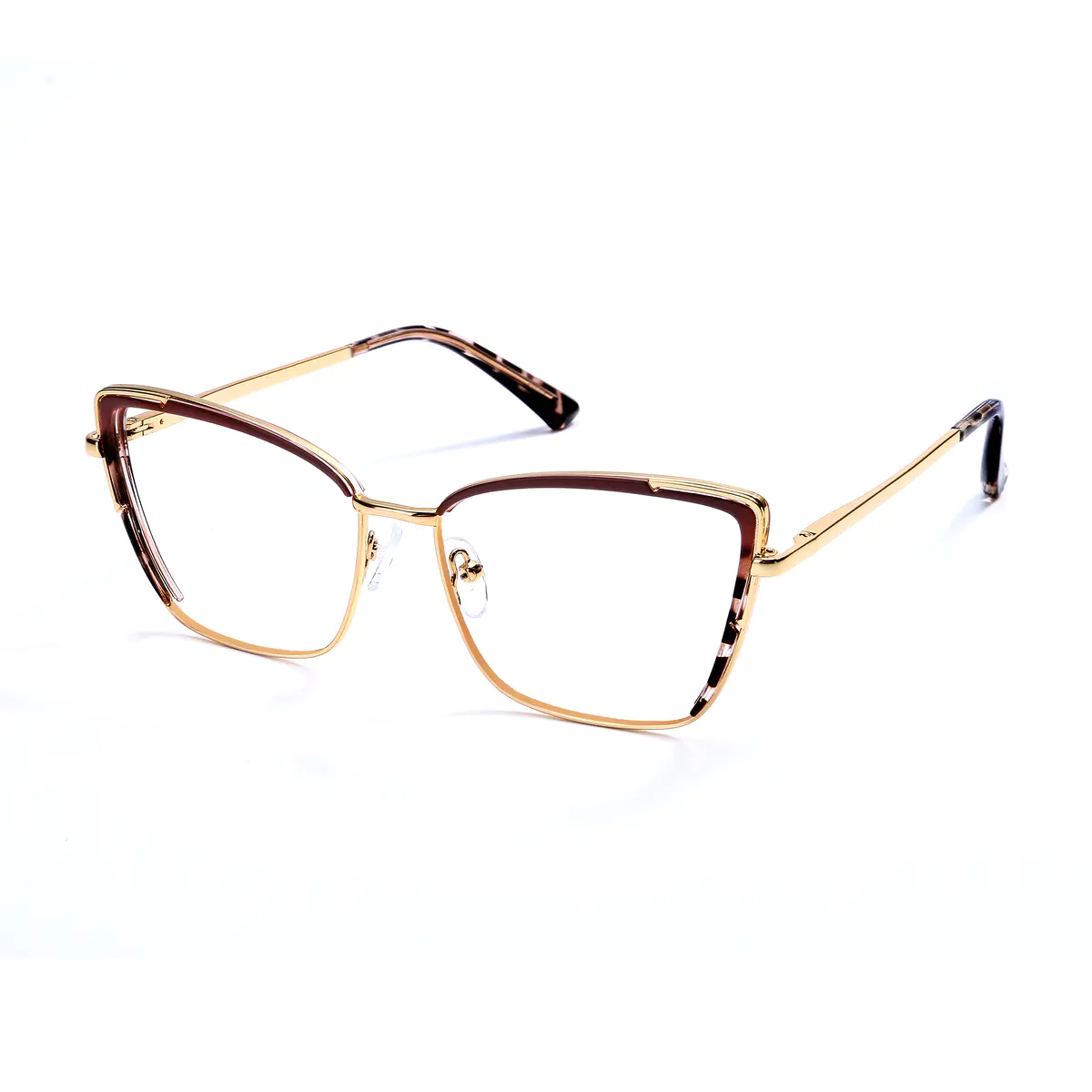 Cat-eye Pink/Tortoiseshell Eyeglasses