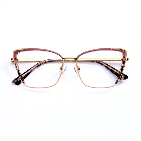 Cat-eye Pink/Tortoiseshell Eyeglasses