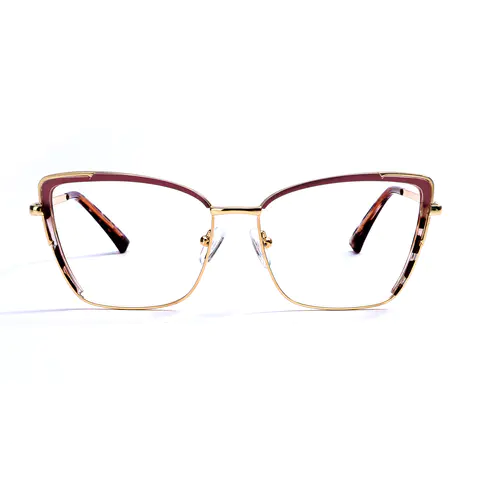 Cat-eye Light Brown Eyeglasses