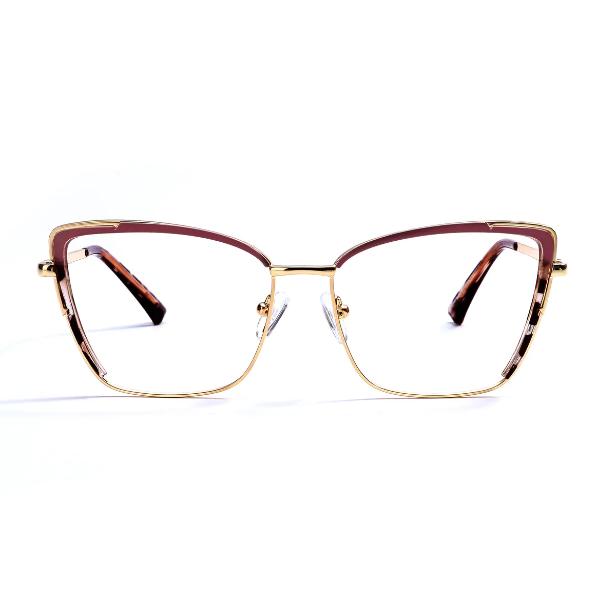 Cat-eye Light Brown Eyeglasses