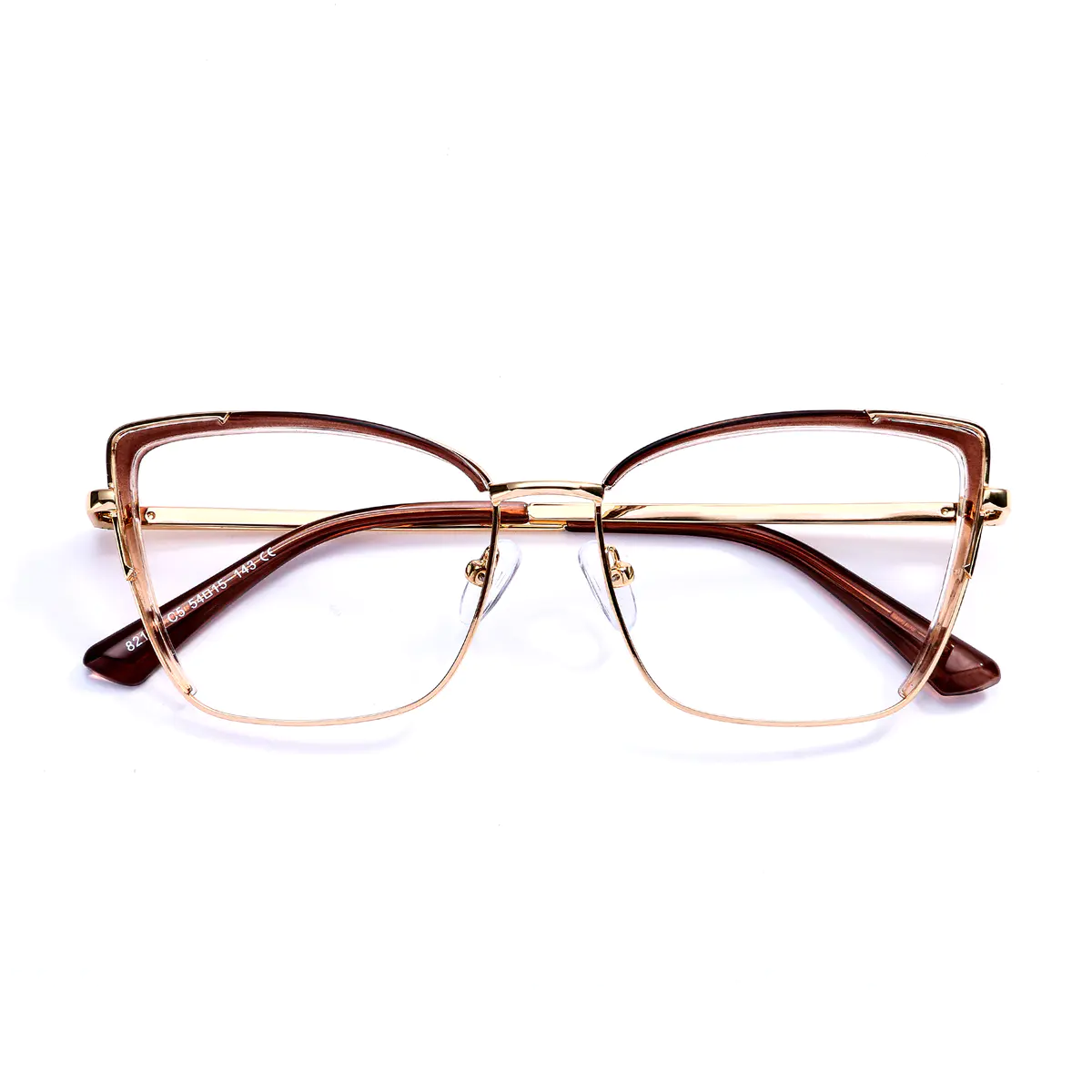 Cat-eye Light Brown Eyeglasses