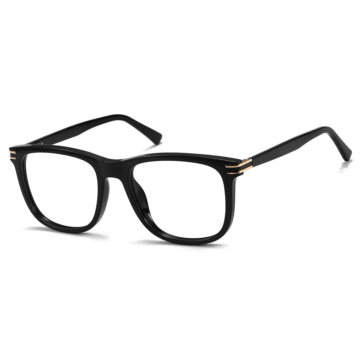 Square Black Eyeglasses