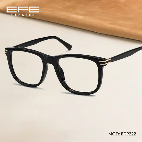 Square Transparent Gray Eyeglasses