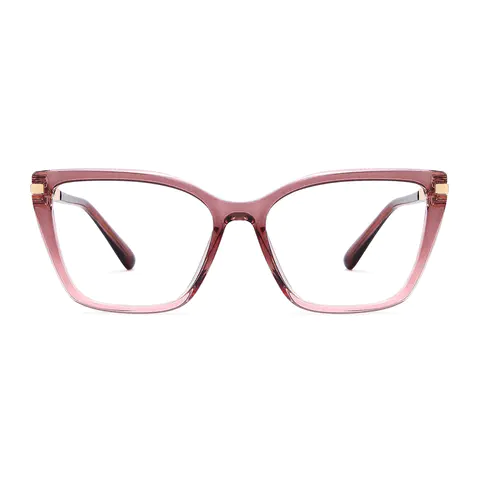 Square Gradient Pink Eyeglasses