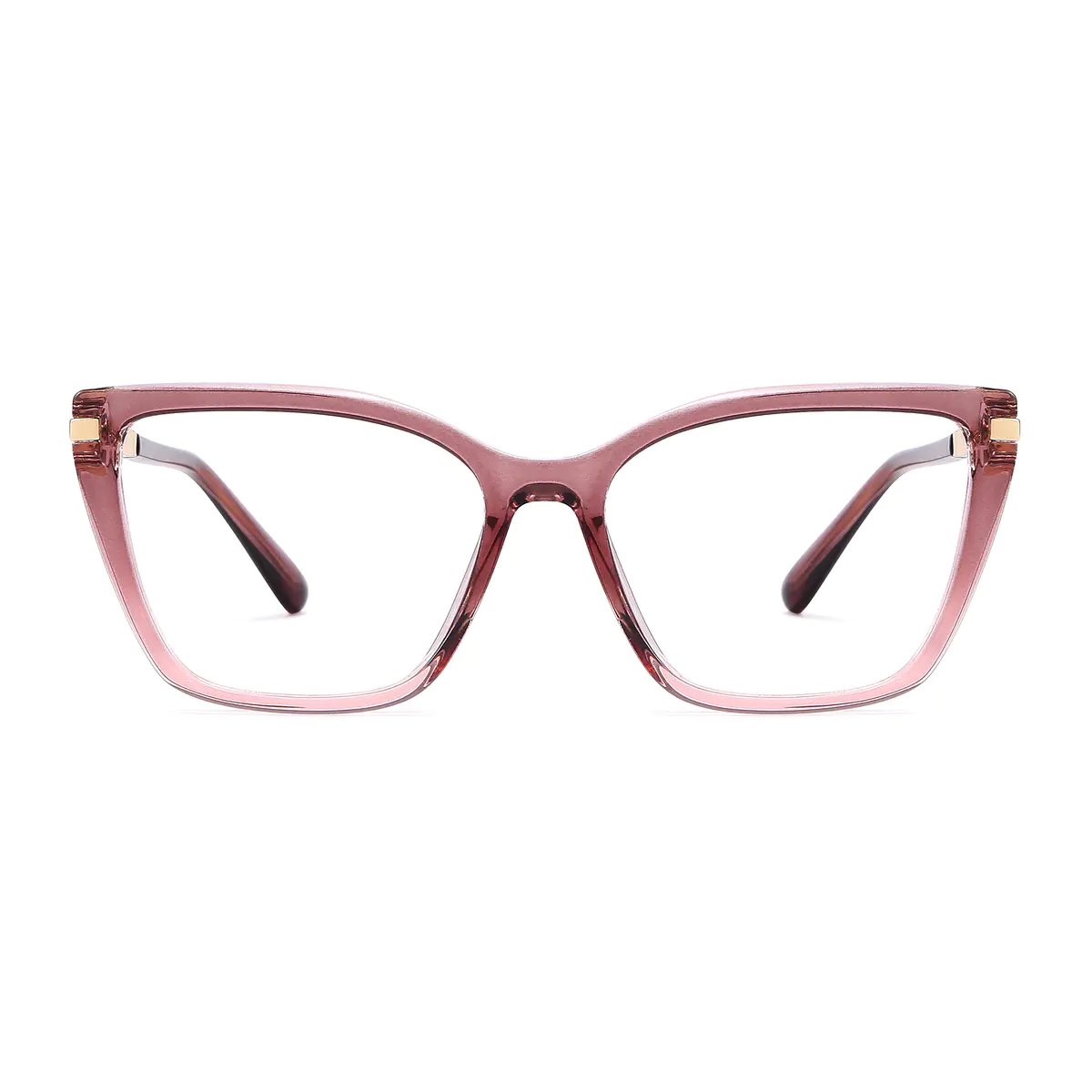 Square Gradient Pink Eyeglasses