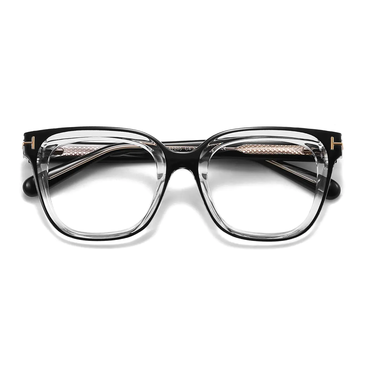 Square Black Eyeglasses