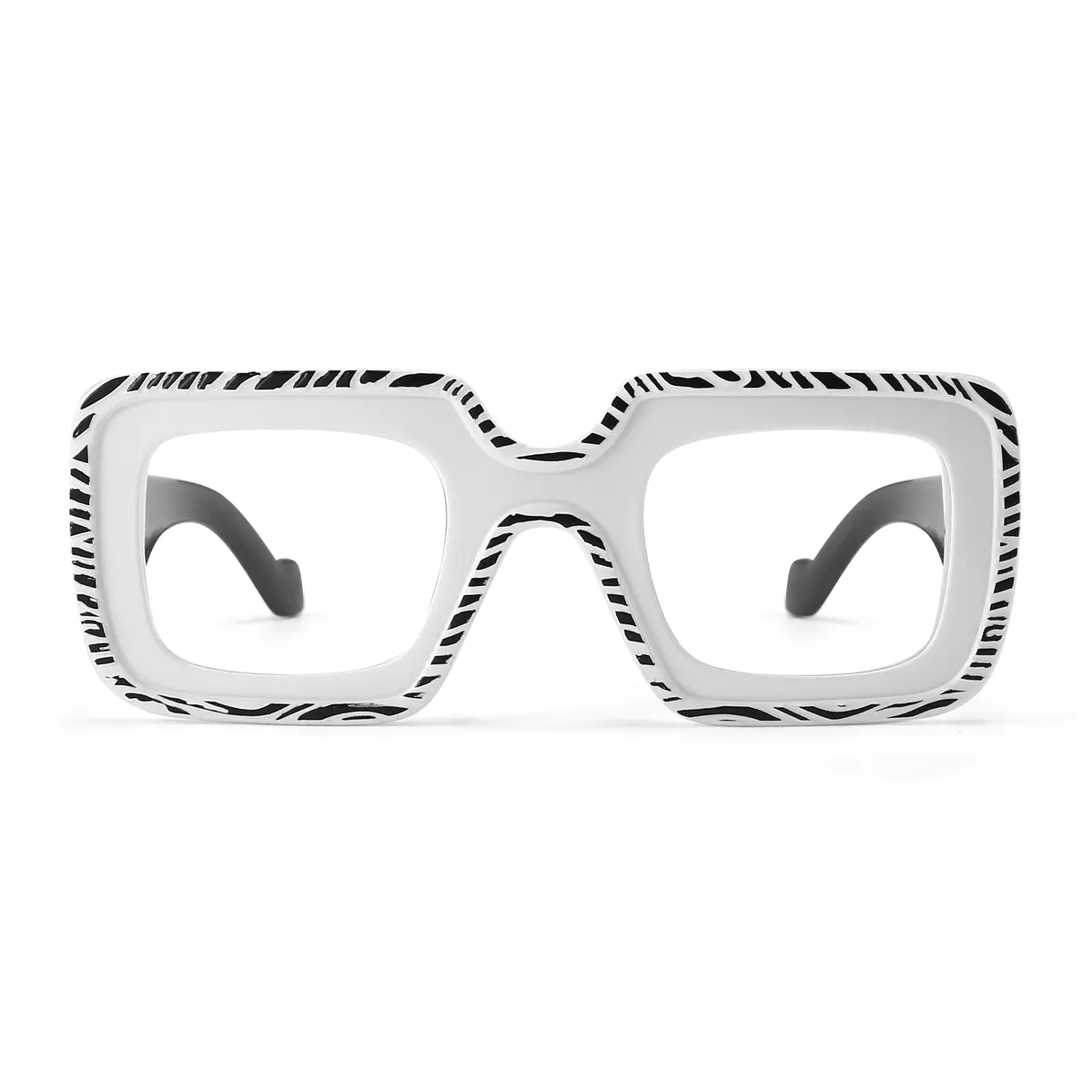 Square White Eyeglasses