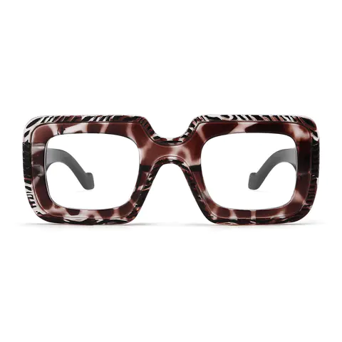 Square Tortoiseshell Eyeglasses