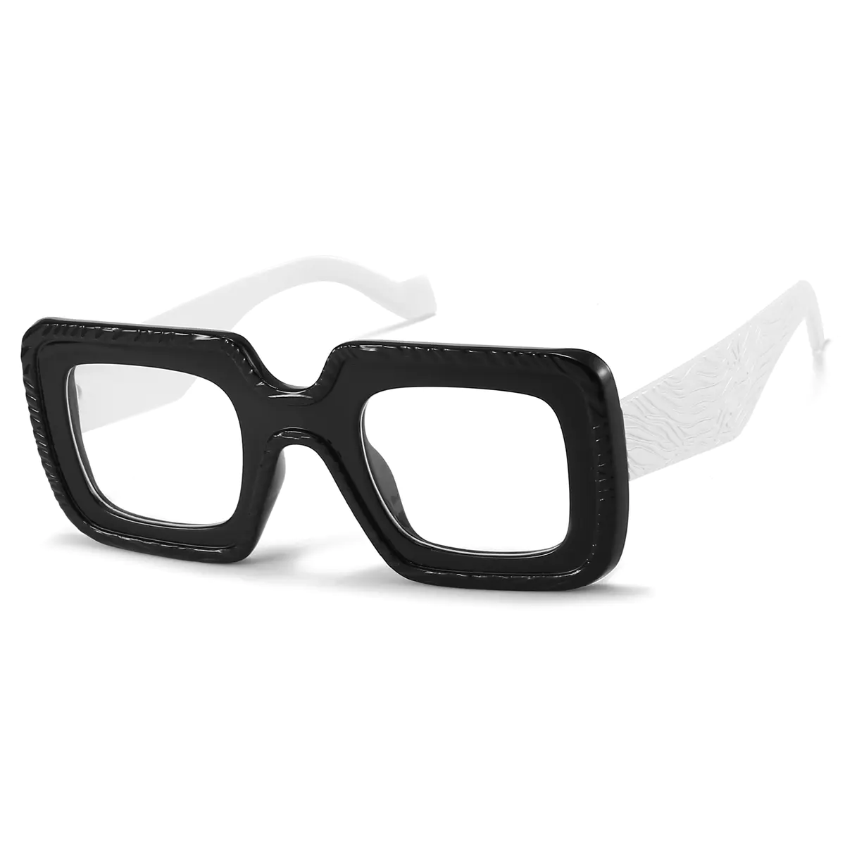 Square Black Eyeglasses