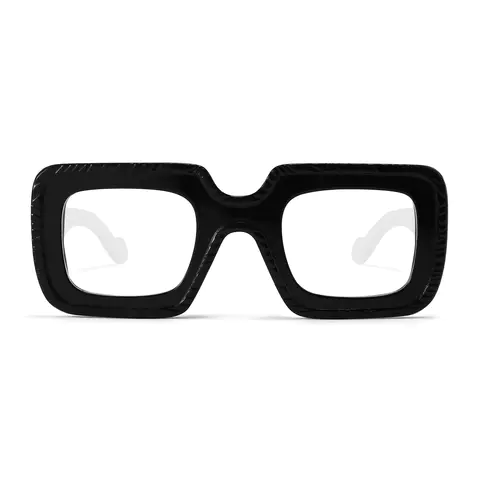 Square Black Eyeglasses