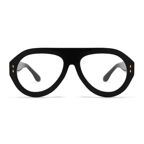Aviator Black Eyeglasses