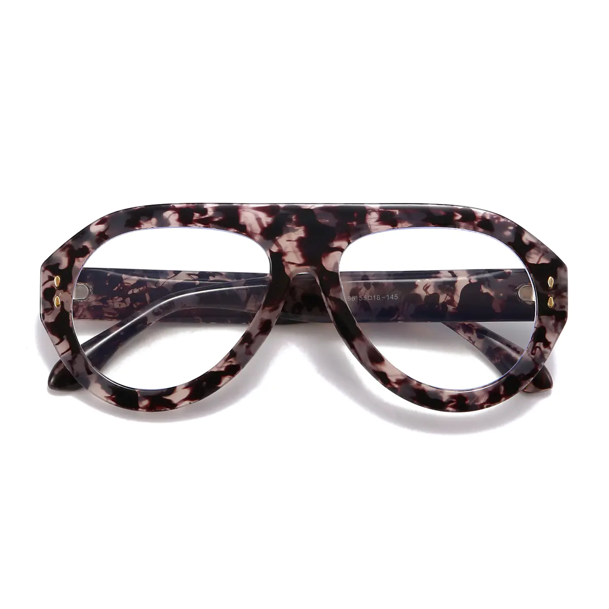 Aviator Ivory Tortoiseshell Eyeglasses