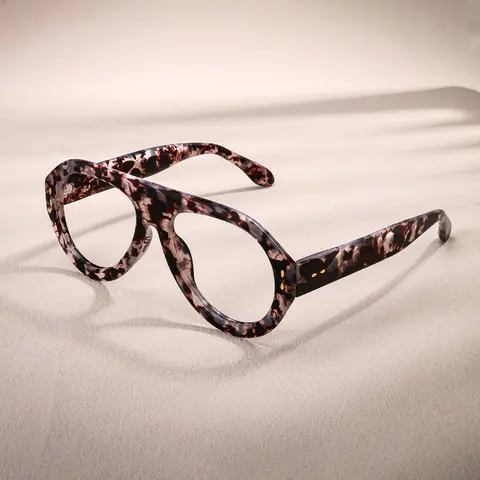 Aviator Ivory Tortoiseshell Eyeglasses