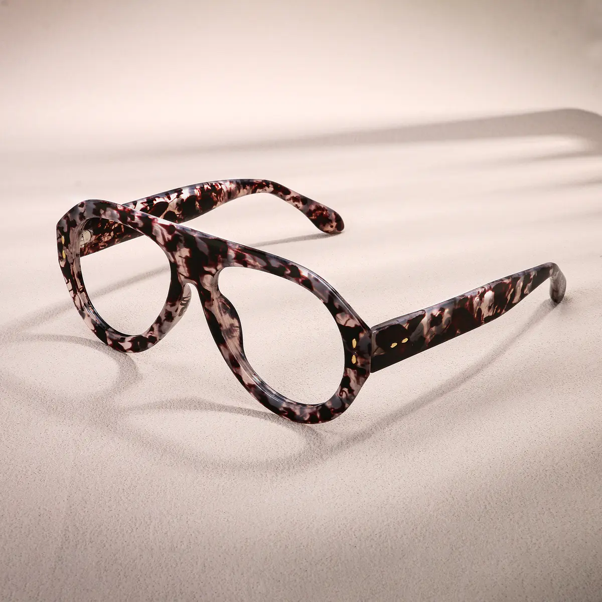 Aviator Ivory Tortoiseshell Eyeglasses