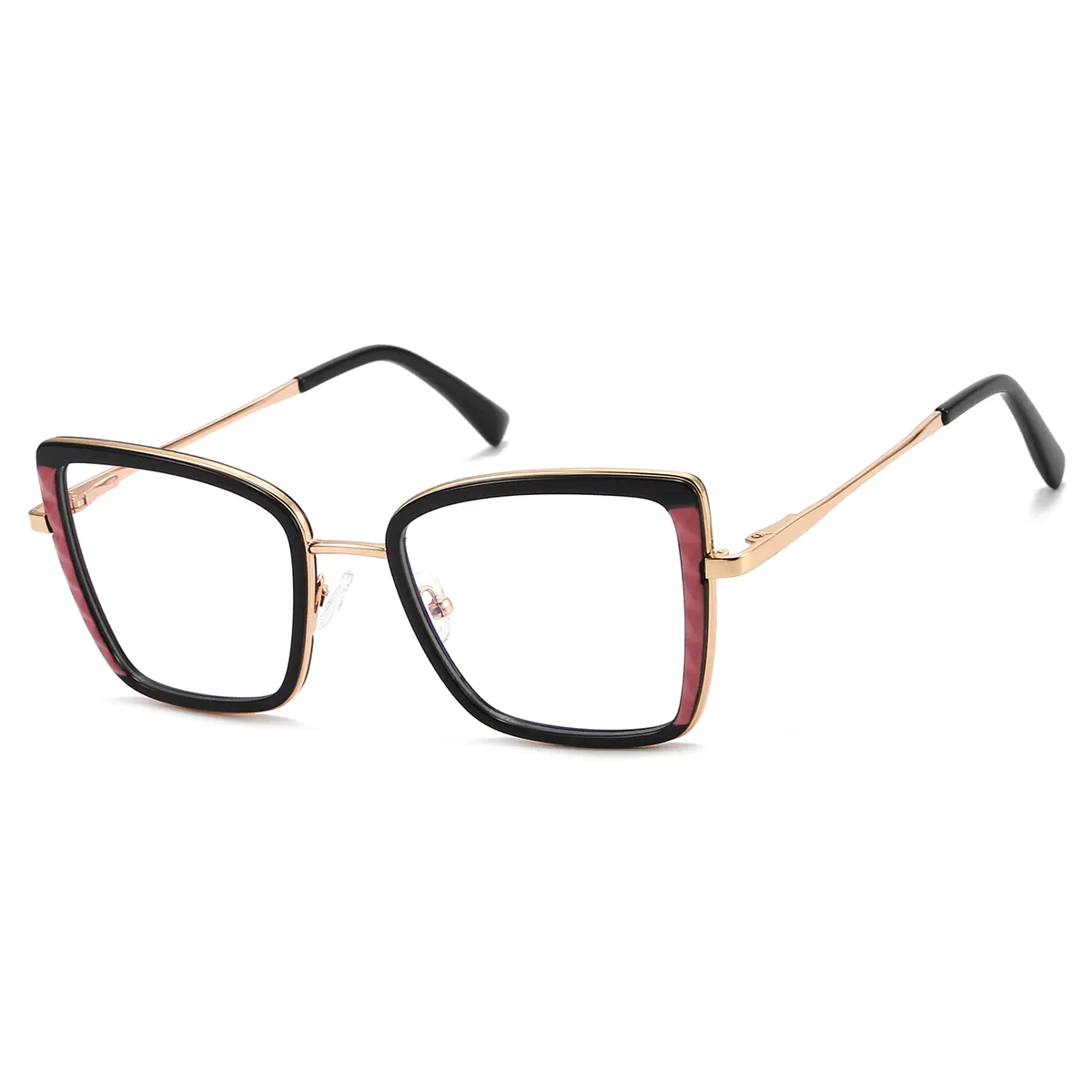 Square Black Eyeglasses