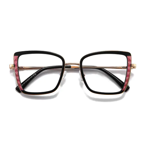 Square Black Eyeglasses