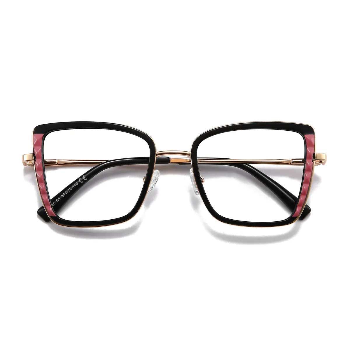Square Black Eyeglasses