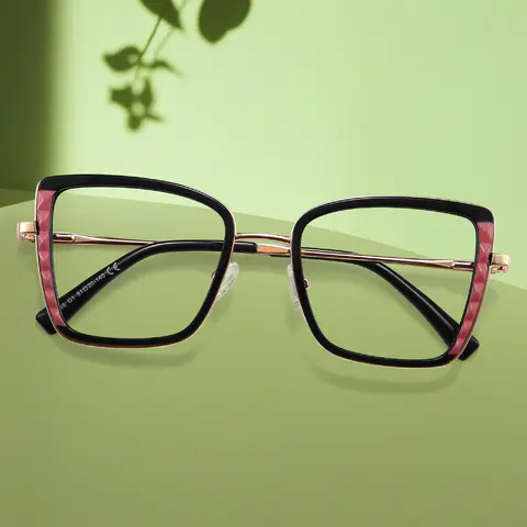 Square Black Eyeglasses