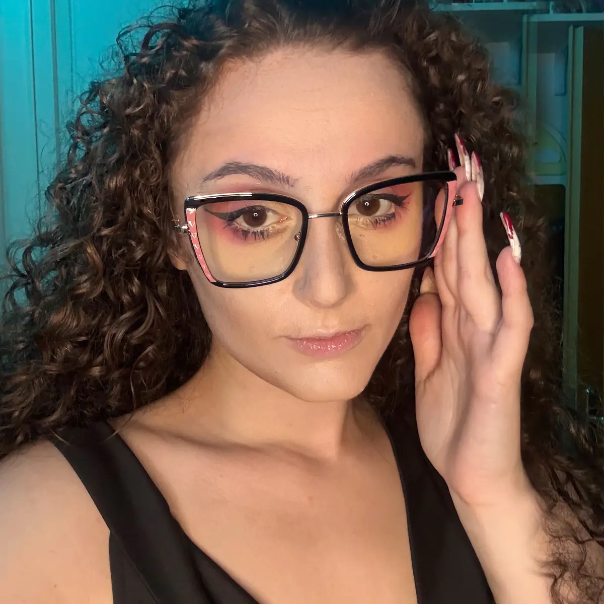 Square Black Eyeglasses