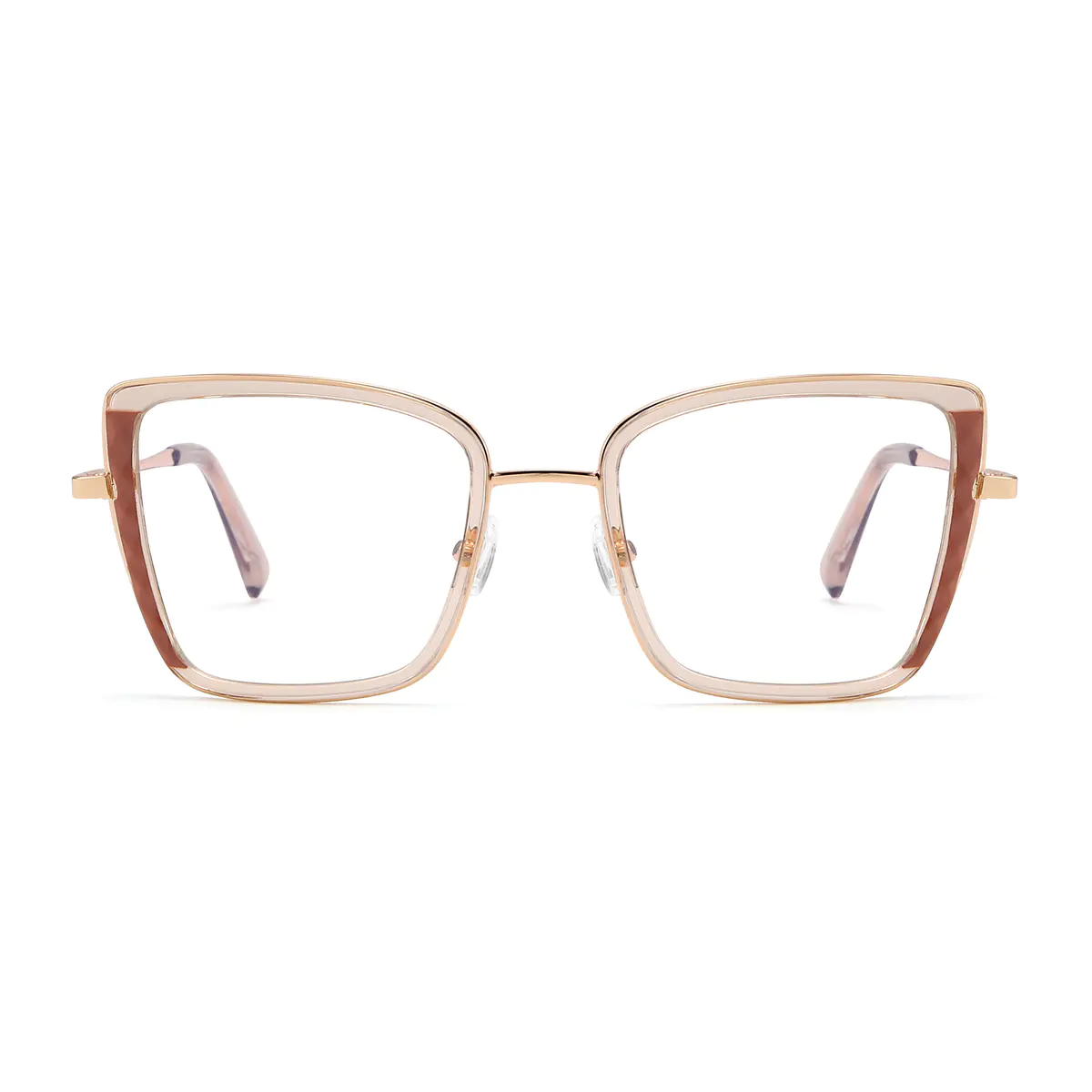Square Cream Eyeglasses