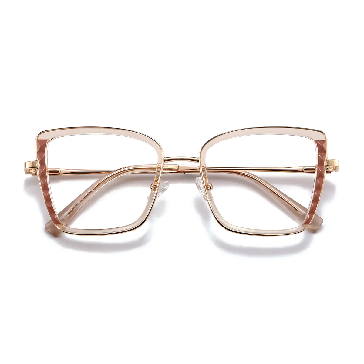 Square Cream Eyeglasses