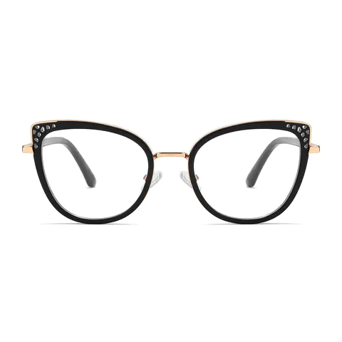Cat-eye Black Eyeglasses
