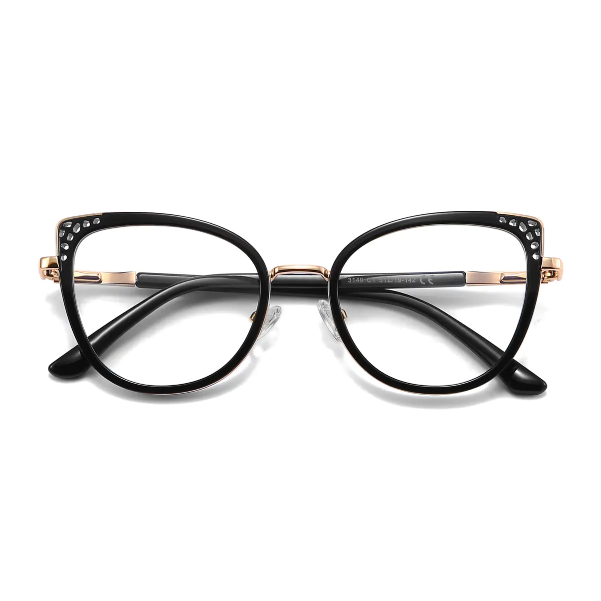 Cat-eye Black Eyeglasses