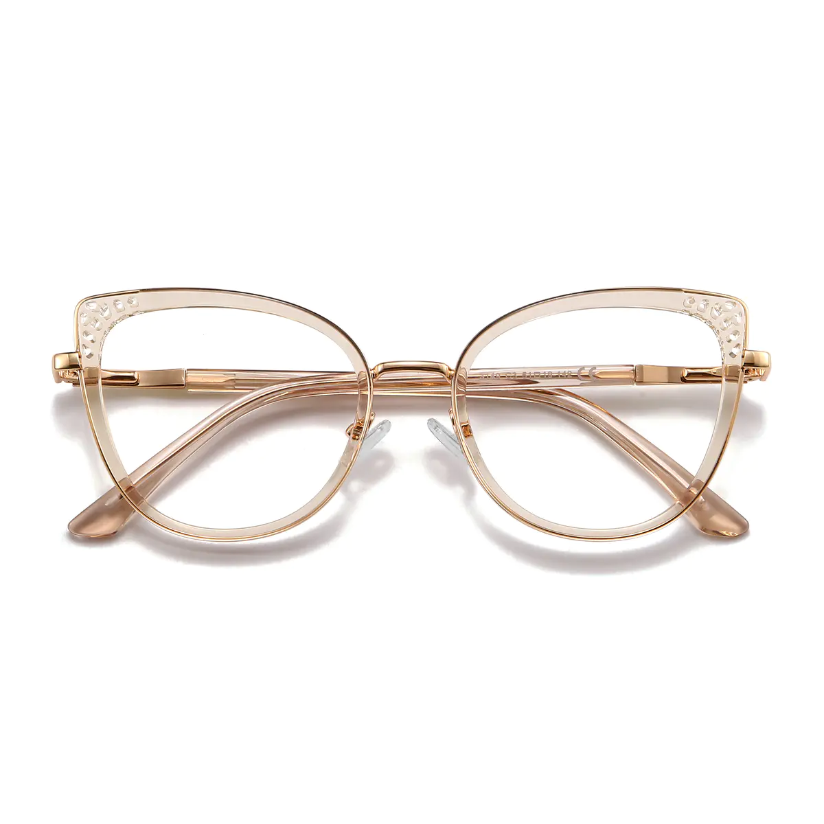 Cat-eye Light Brown Eyeglasses