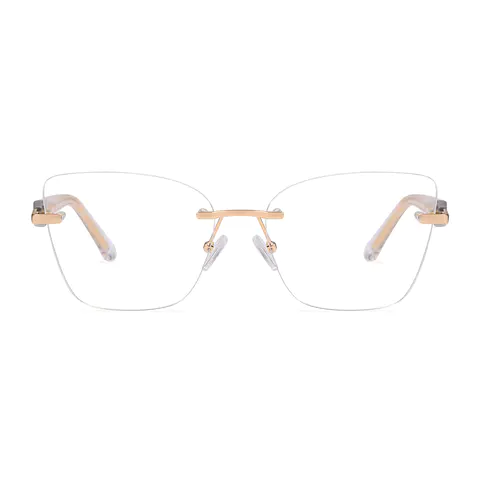 Square Clear Eyeglasses