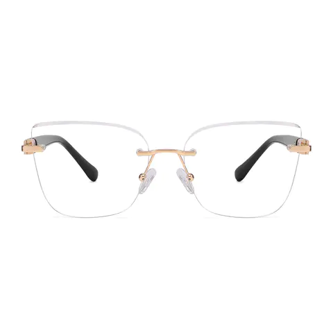 Square Black Eyeglasses